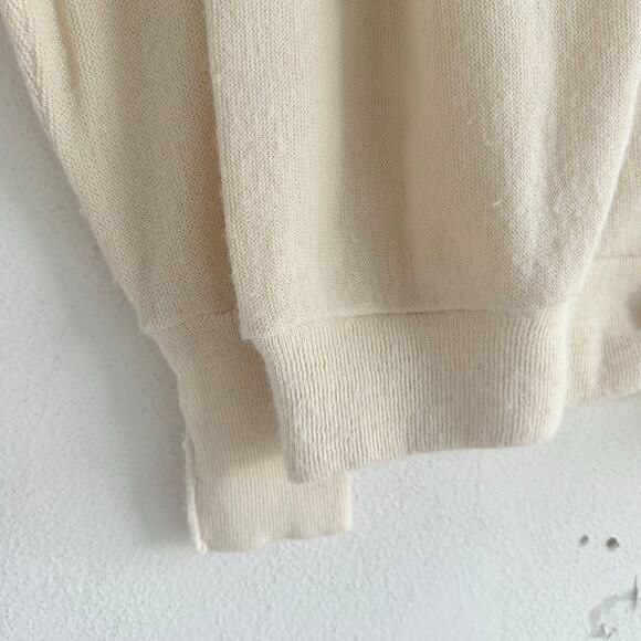 Vtg 70s Cardigan Sweater Preppy Grandpacore USA Made Button Front Knit Mens L - Picture 3 of 8